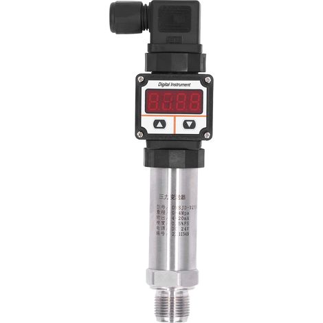 Transmetteur de pression à affichage numérique, petit transducteur, capteur 0,4 MPa, 420 mA, 24 V CC, OMSJDXQYHX01 (1/5)