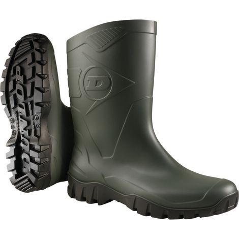 Dunlop mittelhoher Gummistiefel Nummer 47 normal grün K580011