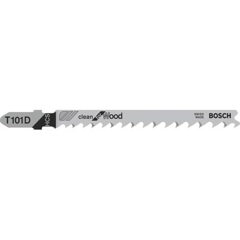 BOSCH  HOJA DE SIERRA DE CALAR T 101 D CLEAN FOR WOOD