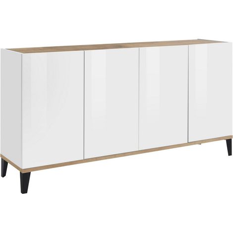 Madia 4 ante per Soggiorno Moderna 160x40x82cm - ARTEMIS (1/5)