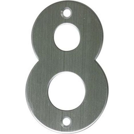 Zahl 8 Edelstahl 10cm 6776 Freund (1/2)