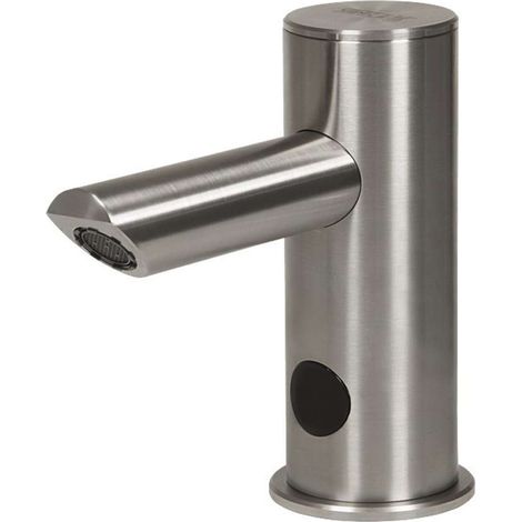 Sanela Grifos automáticos - Grifo automático de lavabo, alimentación por batería de 6V, acero inoxidable SLU 93DB