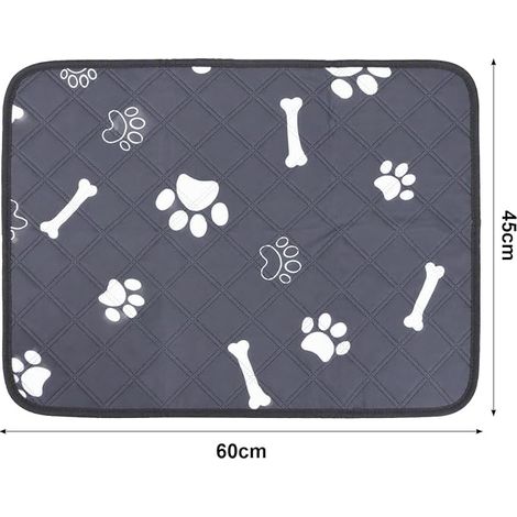 Tapis Imperméables, Tapis Lavable Absorbant, 60 x 45 cm  Alèses Absorbantes Couches pour Cochons d'Inde, Tapis Absorbant pour Lapins, Hamsters, Chiots et Petits Animaux (1/4)