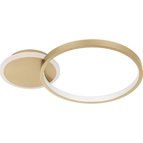 Eglo GAFARES plafón LED oro 15W diseño minimalista