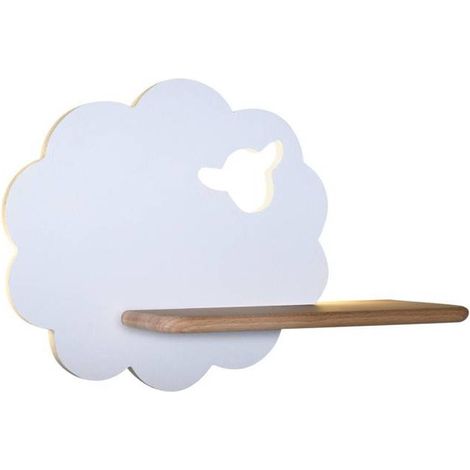Applique Candellux SHEEP LED 4W 4000K blanc bois clair