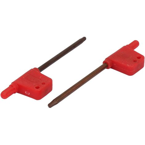T10 S2 Kunststoff Rutschfeste Griff Flag Typ Torx Schraubenschlüssel (1/2)