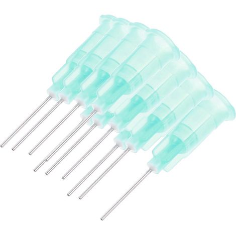 100Pcs Dispensing Needle Glue Dispenser Tip Reusable Dispenser Needle Needle Tip for Adhesive Glue (1/5)