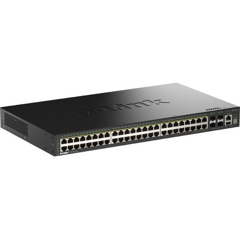 D-Link DGS-1530-52/E, conmutador/interruptor negro