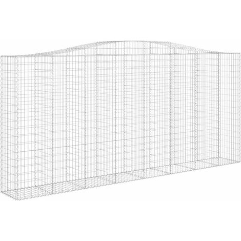 Maison Exclusive - Gabione mit Hochbogen 400x50x180/200 cm Verzin