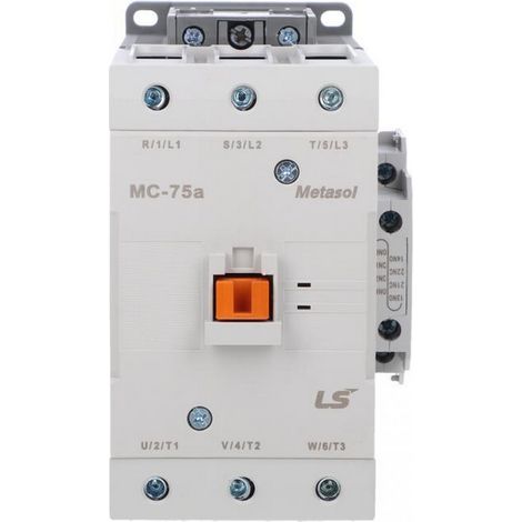Contattore 75A 3P 37kW 24V DC 1Z1R MC-75a 24VDC 1a1b