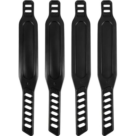 2 Paires Sangles de Pédale Vélo Réglables, Sangles Universelles pour Home Trainer et Vélo de Fitness, Accessoires Pédales avec Maintien Aantidérapant (1/5)