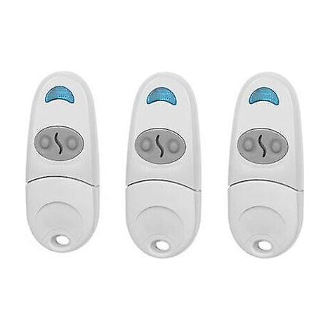 Crea – Télécommande TOP432NA 3 pièces – Fréquence 433,92 MHz – 2 canaux – Portée jusqu'à 150 mètres – Compatible portes de garage et portails