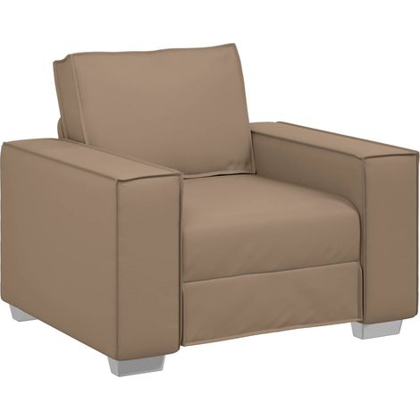 Maison Exclusive - Poltrona Sofa Cappuccino 100 cm Pelle Sintetica