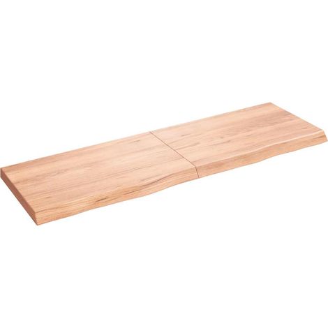 Maison Exclusive - Waschtischplatte Hellbraun 160x50x(2-6) cm Mas