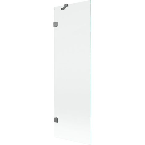 Mexen Lunar mampara de bañera de 1 ala 60 x 150 cm, transparente, metal gun - 897-060-000-95-00 (1/5)