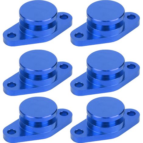 Bouchons d'obturation 6x22mm pour suppression de volets tourbillonnants, joints en caoutchouc inclus, compatibles M57/M57D25, bleu (1/3)