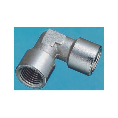 Raccord hydraulique coudé Legris, G 3/8 Femelle G 3/8 Femelle, 60 bars Bars ( Prix pour Paquet de 3 )