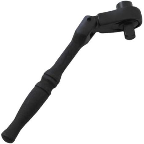 Jeu de clés à cliquet compactes avec 6 embouts à tête rotative pour réparation automobile et espaces restreints Clé à cliquet avec embout à douille (1/5)