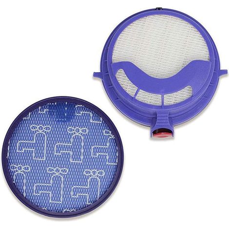 Filtres Compatibles pour Aspirateur Dyson DC25 - Kit de Remplacement (Préfiltre Avant + Filtre HEPA Arrière) (1/5)