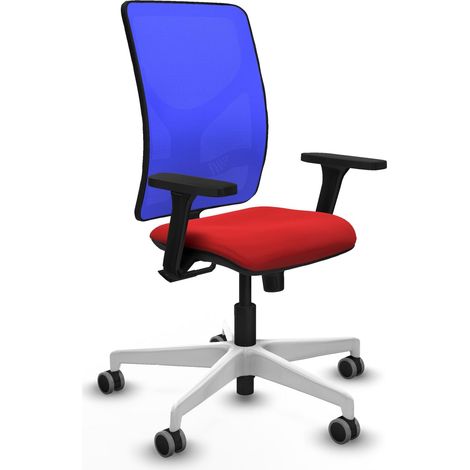 Sedia da ufficio piqueras y crespo Motilla rosso pelle sintetica (1/2)