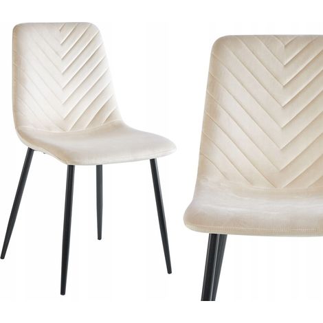 K5-FX Samtstuhl in Beige (1/5)