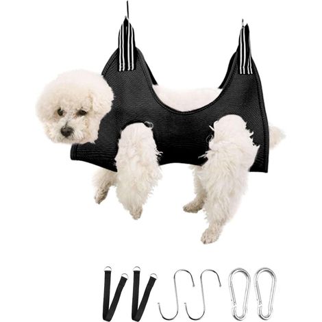 Ensemble de 11 pièces pour le toilettage des animaux : hamac, gant et tondeuse