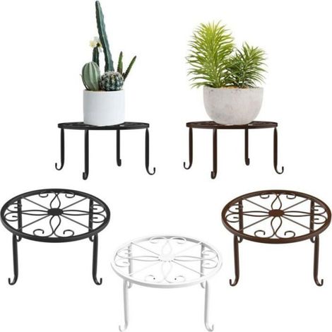 Support pour plantes en pot - - Lot de 3 - Résistant à la rouille - Ø 22,9 cm - Supporte 100 lb (1/3)