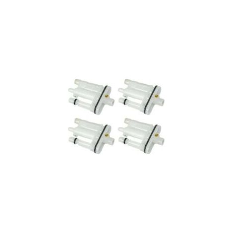 Set di 4 iniettori per carburatore - Ricambi per motori BRIGGS & STRATTON - Codici originali: 592800, 592803, 596522, 597547