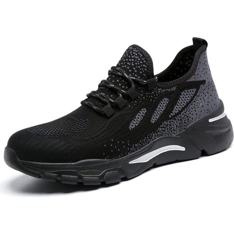 Scarpe antinfortunistiche da uomo e da donna, con cuscino d'aria, leggere e traspiranti, da lavoro, scarpe antinfortunistiche, calzature protettive 39EU (1/5)