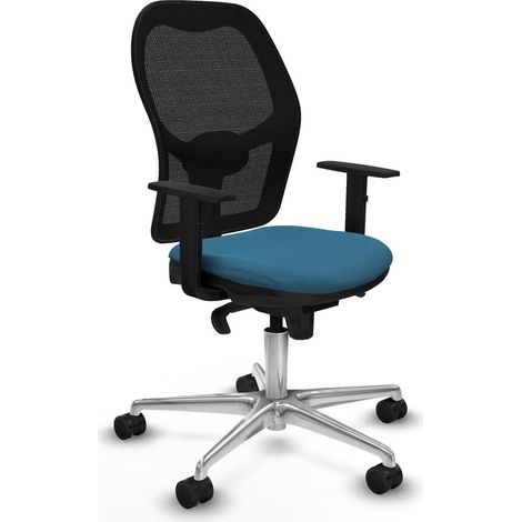 Sedia da Ufficio Piqueras y Crespo 1D086N0 Nero Verde petrolio (1/5)