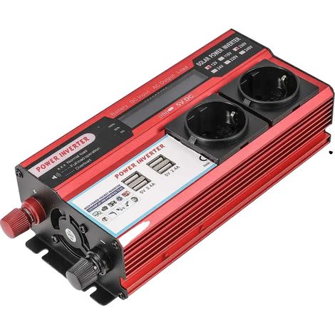 Onduleur, 4 ports USB, écran LED, 4000W (1/2)