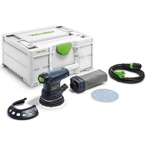Festool – Ponceuse orbitale 250W – Vitesse 6000-12000 min⁻¹ – Ø plateau 125mm – Pour bois dur et plastique – 576069 (1/10)