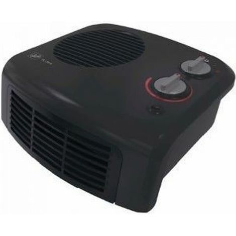 CALEFACTOR S&P TL39H HORIZONTAL, 1000/2000W. NEGRO, SELECTOR POTENCIA
