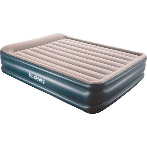 Bestway Tritech Matelas pneumatique bleu et gris 203x152 cm (1/5)