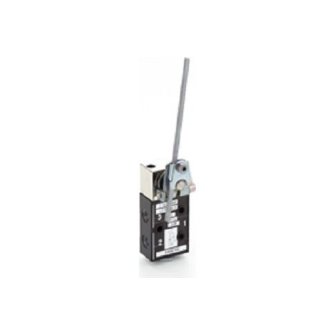 Vanne pneumatique RS PRO Clapet à ressort mécanique S/666 3/2 Levier à tige 3/2, G 1/8, 1/8pouces ( Prix pour 1 )
