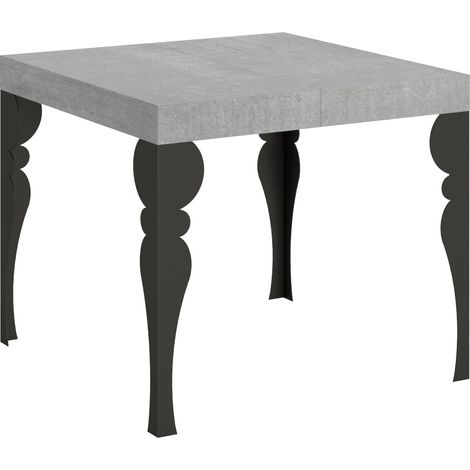 Tavolo Allungabile 90-246x90x77 cm Paxon Cemento (1/4)