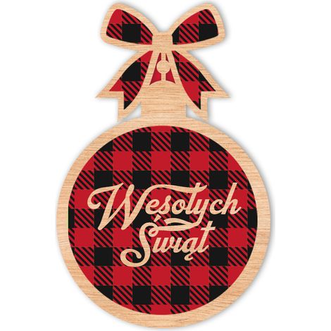 ADORNOS DE MADERA PARA ÁRBOL DE NAVIDAD D31 (1/2)