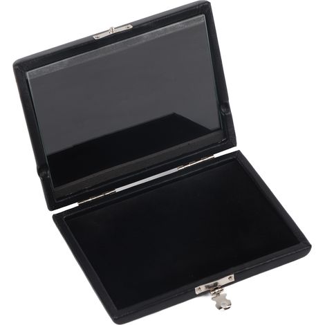 Étui en similicuir noir pour saxophone et clarinette, boîte à anches avec 6 emplacements, rangement compact (1/5)