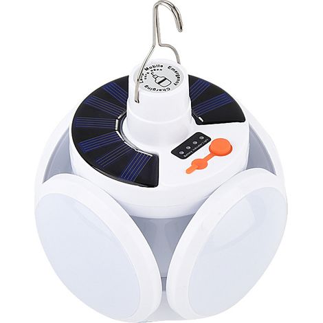 Ampoule solaire portable rechargeable pour éclairage de camping et de secours-AquaForge (1/3)