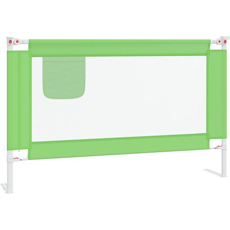 Maison Exclusive - Kleinkind-Bettschutzgitter Grün 120x25 cm Stof