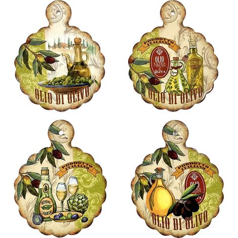 Signes Grimalt Numbamantel -Küche  Salvamantel Küche 4 Uni gelb Salvamanteles 18x23x1cm 28409