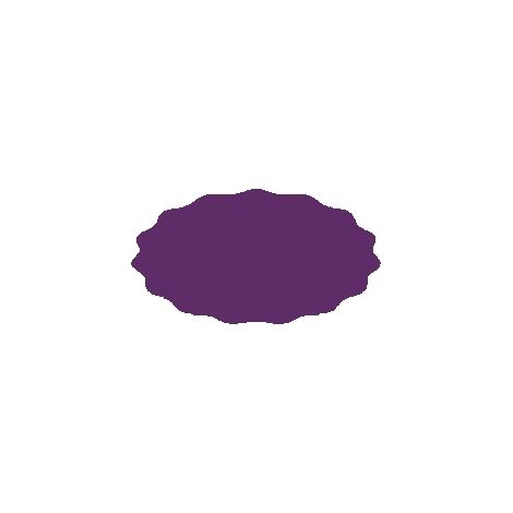 Etichette per barattoli 5,5x3 cm per conserve, 80 pezzi, viola opaco (1/2)