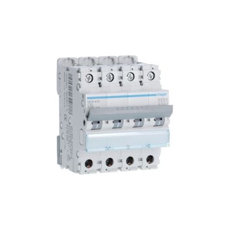 Disjoncteur 4P 10 15kA C 10A 4M