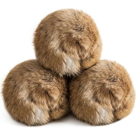Plush Cat Balls Cat Toys Filled with Catnip, Soft Fluffy Plush Balls Indoor Cat Toy for Running and Shooting (1/4)