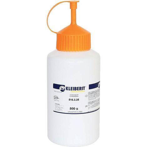 Colle monocomposante polyuréthane PUR 510.3 collage de mortaises, portants et aboutages d'éléments bois pot de 5kg - KLEIBERIT