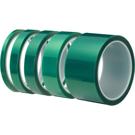 Ensemble de ruban adhésif en silicone pour résine époxy, résistant aux hautes températures, (1/5)