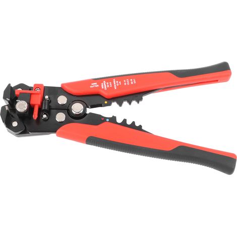 Pince à dénuder automatique 5 en 1, coupe-fils, sertisseuse, outil électrique rouge (1/5)