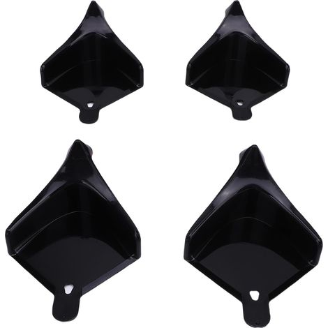 Ortviai Guide de Tuyau pour Voiture 4 Pièces en ABS Noir – Rouleau Anti-Coince pour Nettoyage Auto et Moto (1/5)
