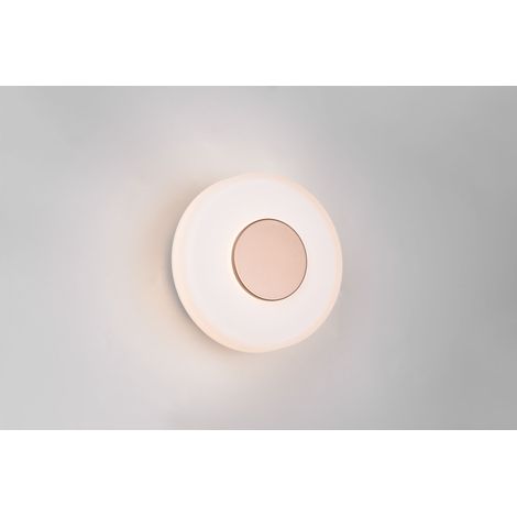 Applique murale moderne ronde verre marron LED 10W (1/4)