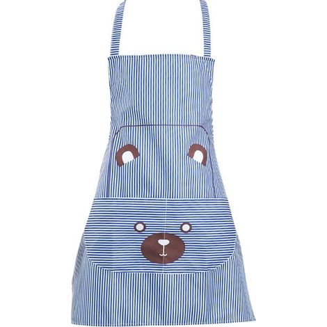 Tablier de cuisine Bleu - Polyester - Unisexe - Poches pratiques